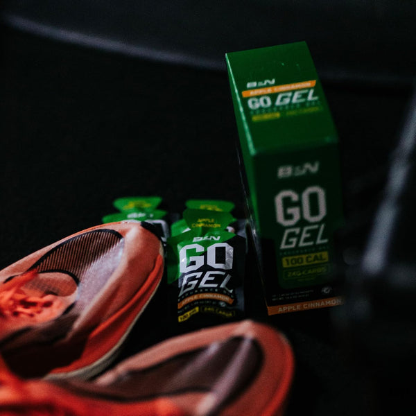 BARE PERFORMANCE NUTRITION, BPN Go Gel Endurance, 24g of Carbohydrates & 100 Calories per Pack, Vegan + Gluten Free Running Gel, 10 Single-Serving