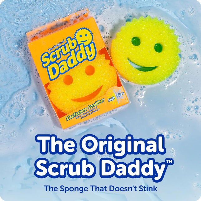 Scrub Daddy Scratch-Free Multipurpose Kitchen Sponges - Bulk Dish Sponges for Ki