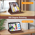Fintie Rotating Case for iPad (A16) 11th Gen 11-inch, iPad 10th Gen 10.9" | 360° Swivel Stand, Portrait & Landscape Viewing, Shockproof Cover with