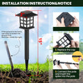 GIGALUMI Solar Outdoor Lights,12 Pack LED Solar Lights Outdoor Waterproof, Solar Walkway Lights Maintain 10 Hours of Lighting for Your Garden,