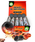 Coal Disks for Incense - Pack of 100 Coal Briquettes - 10 Rolls of 10 Tablets - Quicklighting - Slow Burning 10 Count (Pack of 10)
