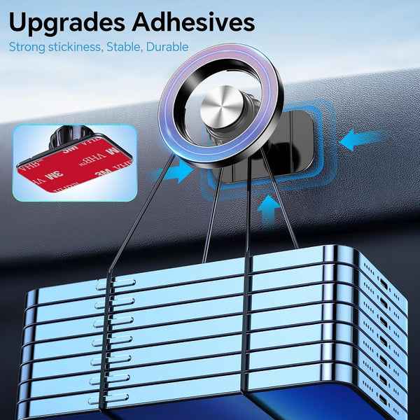 for Magsafe Car Mount Vent【20 Strong Magnets】for iPhone Magnetic Car Mount【360°】Cell Phone Mount for Car【Hands Free】Air Vent Phone Holders for