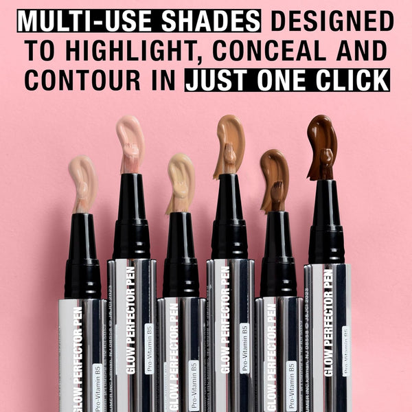 Neutrogena Healthy Skin Glow Perfector Pen, Lightweight Brightening Concealer Pen with Pro-Vitamin B5 & Vitamin E to Brighten Darkness & Dullness