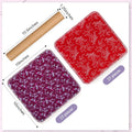 Redbaker 50 Pcs Reusable Paper Towels Paperless Reusable Cotton Cloths Toilet Absorbent Washable Paper Towels with Roll Kitchen Dishcloth for