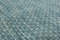 Unique Loom Collection Casual Transitional Solid Heathered Indoor/Outdoor Flatweave Area Rug (2' X 6' 1" Runner, Aquamarine/Ivory)