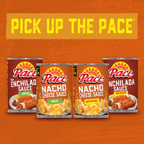 Pace Medium Nacho Cheese Sauce, 10.5 oz Can Nacho Cheese Sauce Medium 10.5 Ounce (Pack of 1)