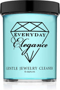 Everyday Elegance Gentle Cleaner Liquid Solution for Fine & Fashion Jewelry | Gold, Silver, Pearl & Porous Stone Cleaning | 6 Ounce Jar