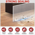 MYFAMIREA Door Weather Stripping 2IN (W) x 20FT (L) Door Draft Stopper Seal Tape Silicone Seal Strip Self Adhesive Shower Sweep Insulation Tape