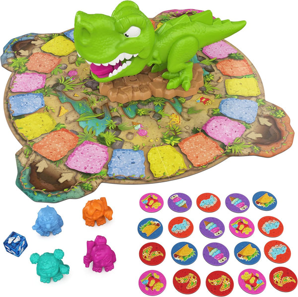 Spin Master Games Snack-O-Saurus Rex Hungry Dinosaur Kids Board Game Multi Color