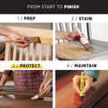 Minwax Fast Drying Polyurethane Spray, Protective Wood Finish, Clear/Warm Gloss, 11.5 oz. Aerosol Can ( Packaging May Vary) 11.5 Ounce (Pack of 1)