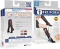 Truform Sheer Compression Stockings, 15-20 mmHg, Women's Knee High Length, Dot Pattern, Nude, Medium Nude Medium (1 Pair) Dot Pattern