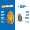 SMACKIN' Sunflower Seeds, Roasted Jumbo Small-Batch, American Made - 6 Flavor Variety. 1.5oz bags (6 Bags) Variety 1.5 Ounce (Pack of 6)
