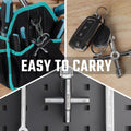 DURATECH 4 Way Sillcock Key Set, Utility Key, Multi-functional Water Key, 2-Pack, for Valve, Faucet, and Spigots | Utility Key, Water Key, Chrome