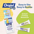 Orajel Baby Daytime & Nighttime Cooling Gels for Teething, 0.18 Oz, 2-Pack