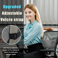 Lumbar Roll Pillow for Lower Back, Lumbar Support Foam Roll Cushion with Pillowcase and Upgraded Strap for Office, Chair, Car, Seat Pain Relief &