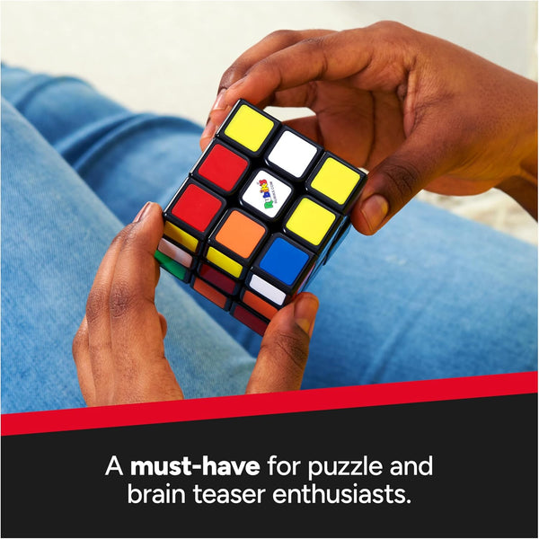 Rubik'S Cube, the Original 3X3 Cube, Problem-Solving Brain Teaser, Color-Matching Puzzle, Fidget Toy & Sensory Puzzle, for Ages 8 & Up