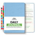Best Daily Journal for Men & Women - Gratitude, Manifestation & Guided Journal with Prompts for Personal Growth (A5, Blue) - PRODUCTIVITY STORE