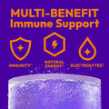 Emergen-C Elderberry Fizzy Drink Mix, Elderberry Immune Support, Natural Flavors, With High Potency Vitamin C, 18 Count Elderberry 5.2 Ounce (Pack