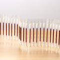 50 Disposable Iodophor Swabs Outdoor Supplies Medical Iodine Individually Packaged Iodine Swabs for Nose Care brown