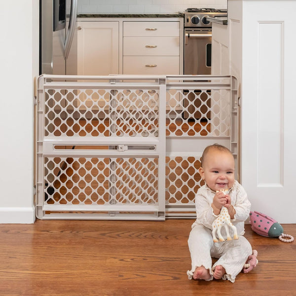 Toddleroo by North States - Supergate Ergo Baby Gate: Plastic Baby Gate for Stairs & Doorways - Adjustable Indoor Safety Gate - Made in USA - 26