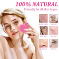 50-Count Kickleen Compressed Cellulose Heart Shape Facial Sponges | Natural Cosmetic Spa Sponges for Facial Cleansing | Exfoliating | Makeup Mask