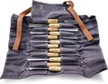 Wood Carving Tools Set of 12 Wood Chisels - Glides Through Wood Like Butter - Quality Carving Tools Chisel Set for All Skill Levels, Woodworking