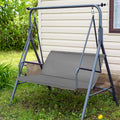 Outdoor Porch Patio Swing Seat Cover, 600D Thickened Oxford Waterproof Swing Cushion Protection Covers Replacement for Outdoors Garden Yard