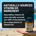 Naturewise Vitamin D3 5000Iu (125 Mcg) 1 Year Supply for Immune Support, Healthy Muscle Function, and Bone Health - Non-Gmo, Gluten Free in