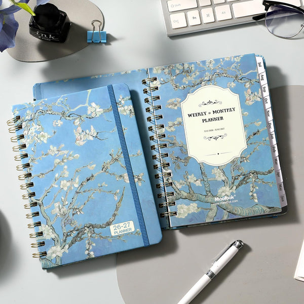 Planner 2026-2027- Academic Planner 2026-2027, JUL 2026 - JUN 2027, 6.4" x 8.5" Calendar Planner, Monthly Tabs, Hardcover, Thick Paper, Daily
