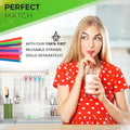Heavy Duty Cleaning Brushes Set of 4 - Extra Long Straw Cleaners for Metal and Plastic Reusable Drinking Straws, to Clean Small Spaces, Sippy