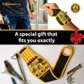 BINYATOOLS Magnetic Wristband for Tools Gift for Him Magnet Screw Holder Wrist Support Keeps Screws Nails, Drill Bits Handy Unique Tool Gadgets