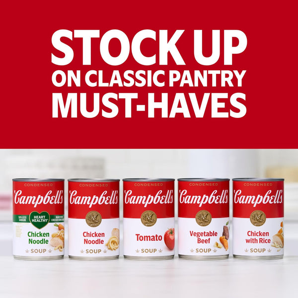 Campbell's Condensed Unsalted Tomato Soup, 10.75 oz Can Unsalted Tomato 10.75 Ounce (Pack of 1)