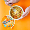 Nissin Top Ramen Bowl Ramen Noodle Soup, Chicken, 3.42 Ounce (Pack of 6) | Quick, convenient meal ready in minutes with just hot water. Chicken