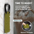 Exfoliating Back Scrubber for Use in Shower, 38.5 Inch Back Washer with Handles, Dual-Sided Body Exfoliator for Daily & Deep Skin Cleaning, Bath