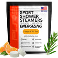 Pure Energizing Sport Shower Steamers - Natural Orange and Tea Tree Essential Oils, Made in USA, FatherÃ¢ÂÂS Day Gifts, Energy Boost for Athletes,