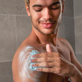 DOVE MEN + CARE Body and Face Scrub Eucalyptus Deeply Exfoliates for Hydrated & Nourished Skin 100% Gentle Cleanser, No Sulfate Cleansers or