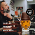 GIBS Grooming Signature Beard, Hair & Tattoo Oil, 1 oz Skull Jar Smooth and Sweet 1 Fl Oz (Pack of 1)