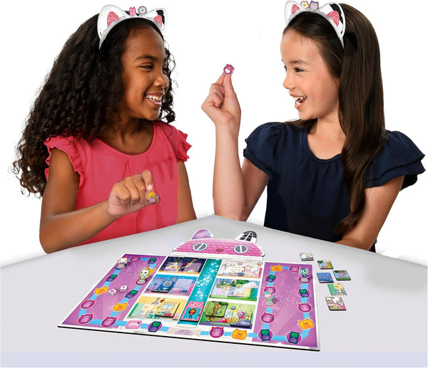 Spin Master Games, GabbyÃ¢ÂÂS Dollhouse, Meow-Mazing Board Game, Board Game for Kids, Family Games, Preschool Game for Families & Kids Ages 4+