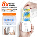 Mosalogic Fruit Fly Traps for Indoors Gnat Trap for House Indoor-600 Sqft Protection Area UV Fly Insect Trapper for Fruit Flies?Gnat?Mosquito?And