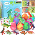 Bath Bombs for Kids with Surprise Toys Inside - 9 Pack Dinosaur Bath Bombs Gift Set, Dinosaur Toys for Kids 3 4 5 6 7 8 9 Years, Birthday Gifts