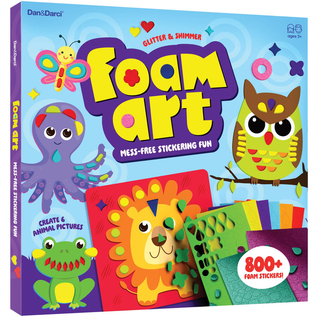 Foam Sticker Art Craft for Kids - Toddler Arts & Crafts for Ages 3-5 - Boys 4-6 