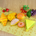 ERKOON Beeswax Food Wraps 1 Meter Roll 13 X 39 Inch Reusable Beeswax Wraps Eco-Friendly Sustainable Food Storage Wraps for Sandwich, Cheese,