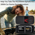 Aenllosi for HULKMAN Alpha85/Alpha85S/Alpha Pro Jump Starter Hard Carrying Case (Case Only) for Alpha85/85S/Pro Black