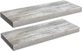 Sorbus Floating Shelves - 2 Pack 24 X 9 Inch Rustic Blue Wall Shelves for Bedroom, Kitchen, Living Room, Bathroom Shelves, Home Decor - Extra Long