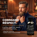 Detroit Grooming Co. Beard Oil | Black | Natural Formula, 1 oz Black 1 Fl Oz (Pack of 1)