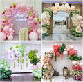 Balloon Arch Kit, 7.4ft Balloon Arch Stand Frame with Base: for Wedding Baby Shower Birthday Party Decorations Black
