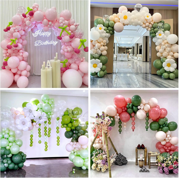 Balloon Arch Kit, 7.4ft Balloon Arch Stand Frame with Base: for Wedding Baby Shower Birthday Party Decorations Black