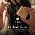 J.R.LIGGETT'S Shampoo Bar Original Formula, All-Natural Solid Hair Cleanser, Plant-Based Dry Bar Shampoo with Antioxidants and Vitamins for