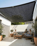 vensovo 50% Black Shade Cloth, 6 x 12 ft HDPE Sunblock Mesh | Medium shade for plants, patios and greenhouses, helping reduce direct sunlight