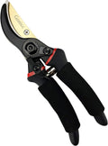 gonicc 8" Professional Premium Bypass Titanium Pruning Shears(GPPS-1003) | Titanium coated SK5 steel blade, Ergonomic non-slip handle, Sap groove